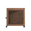 Dog Crate Furniture with Wheels for Small Dogs
