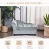 soft foam dog bed with thick cushion for comfortable sleeping