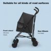 lightweight pet stroller for small pets with breathable mesh