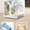 pet dryer box with adjustable airflow and temperature control