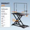 adjustable height dog grooming table for professional groomers