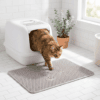 Premium gray cat litter mat trapping litter — Petsy clean home cat essentials