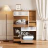 cat furniture with hidden litter box enclosure and cozy cat house