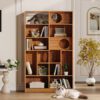 Cat House:Modern 2 IN 1 Wood Bookshelf