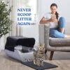app controlled litter box with wifi monitoring for cat activity tracking