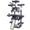 large cat tree for multiple cats to play and relax indoors