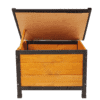 Luxury Outdoor Wooden Dog House with Feeding Station