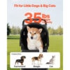 Pet Stroller Foldable 3 Wheels Travel Dog Stroller