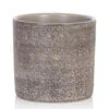 Grey textured pot