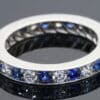 Sapphire and Diamond Eternity Ring