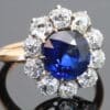 Victorian Sapphire and Diamond Ring