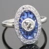 Diamond and Sapphire Ring