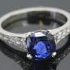 Sapphire and diamond ring