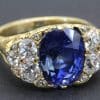 Antique Sapphire and Diamond Ring