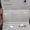Gemstone report showing a 2.15-carat sapphire with medium strong blue color and natural origin.