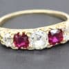 Gold ring with rubies and diamonds, fine jewelry from Weldons Jewellers.