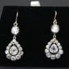 Antique diamond earrings