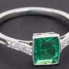 Emerald and Diamond Ring