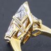 Marquise cut diamond ring