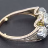 Emerald and diamond ring