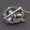 Turquoise brooch