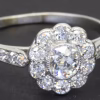 Diamond cluster ring