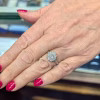 Diamond cluster ring
