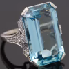 Aquamarine ring