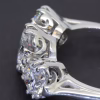 Diamond three stone ring