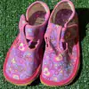 Papucei barefoot de interior, material textil