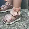 Sandale fetite cu captuseala din piele naturala