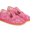 Papucei barefoot de interior, material textil