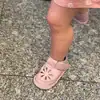 Sandalute bebelusi,piele naturala, model barefoot ,talpa VIBRAM,primii pasi