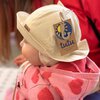 Palarie de soare pentru bebelusi  cu factor de protectie solara UPF 30 + si protectie la ureche