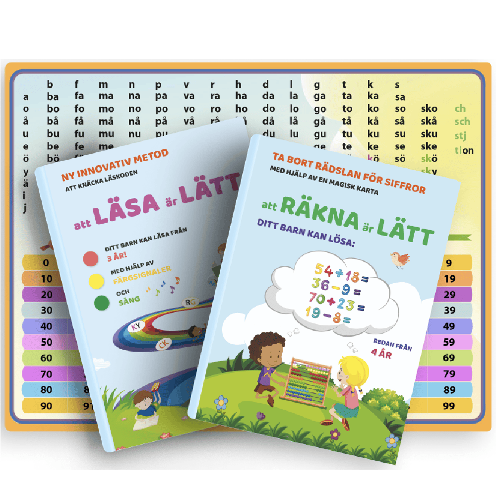 Kit completo: Leggere è facile + Contare è facile con mappa dei suoni gratuita