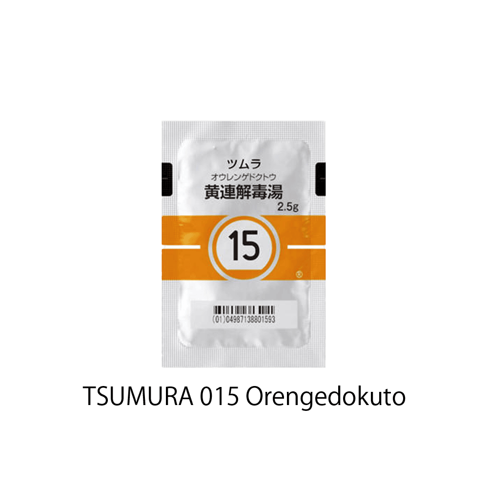 TSUMURA 015 Orengedokuto (黄連解毒湯) extract granules