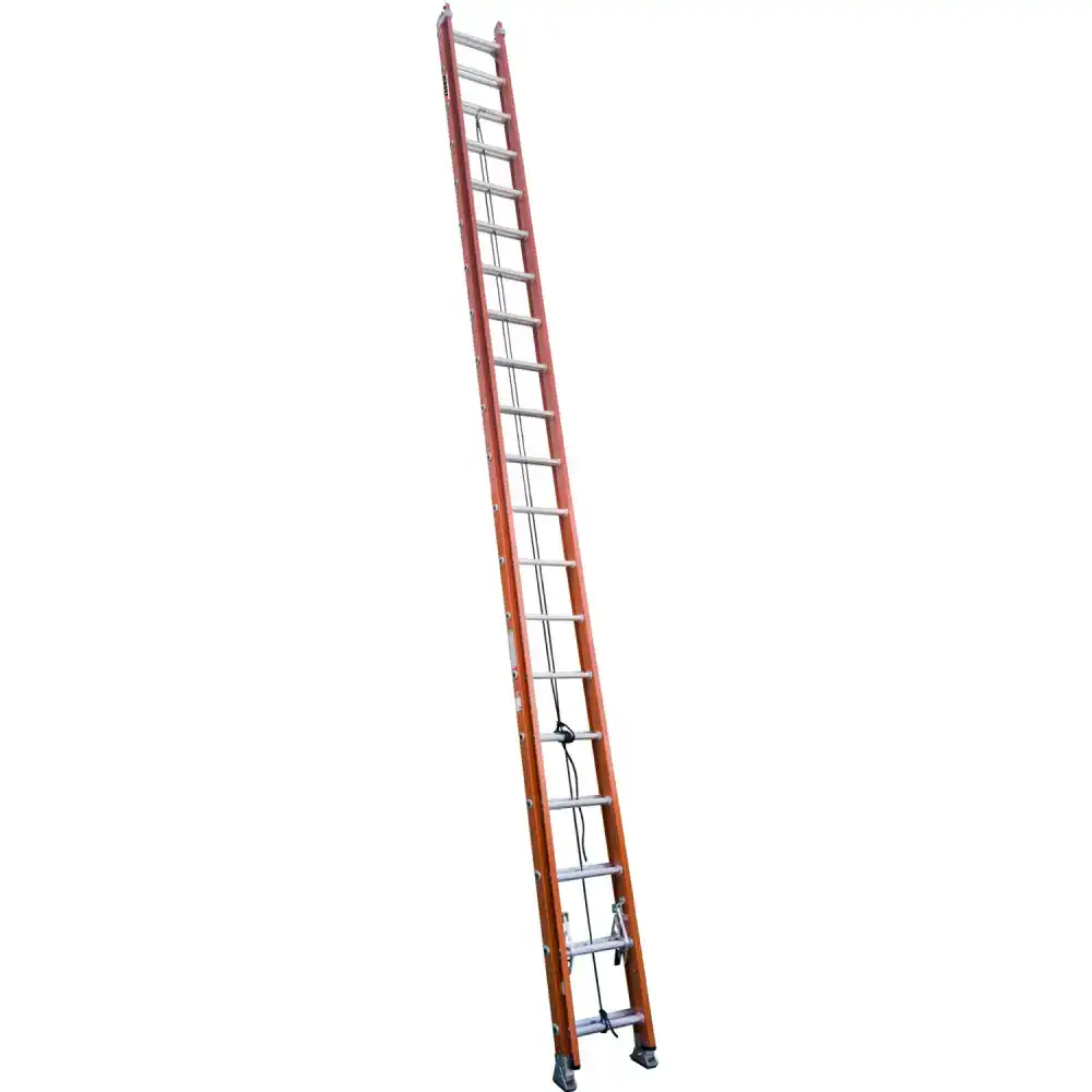 Escalera Telescópica Fibra Vidrio 40 Peldaños Alto 10.96 m / R-150 Kg Zebrik