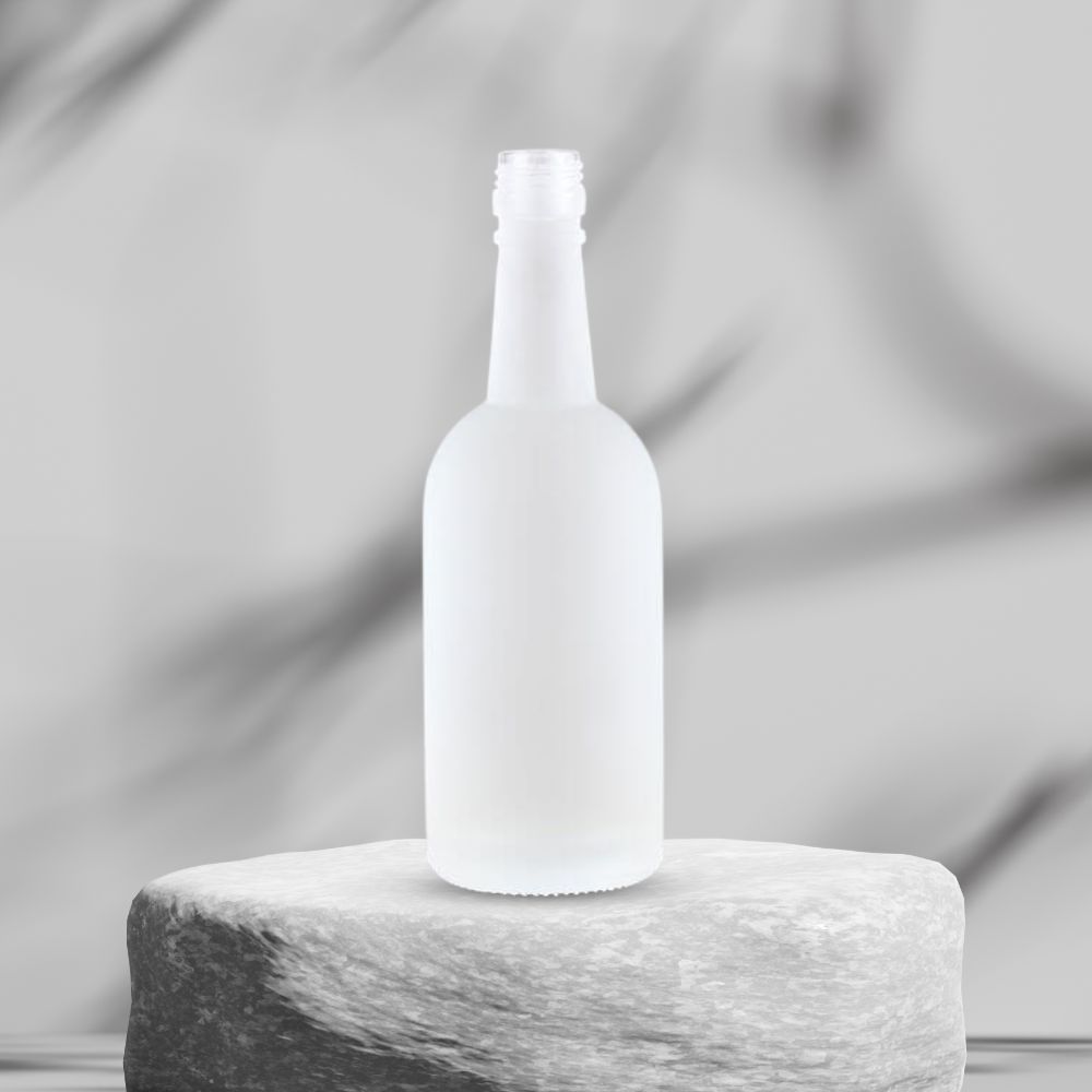 Botella de vidrio esmerilado de 375 ml al por mayor