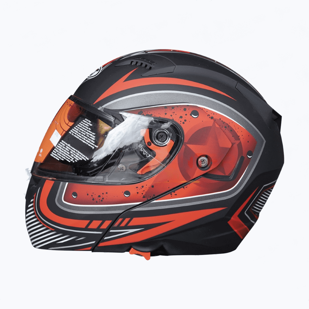 CASCO PARA MOTORISTA ROJO MATE