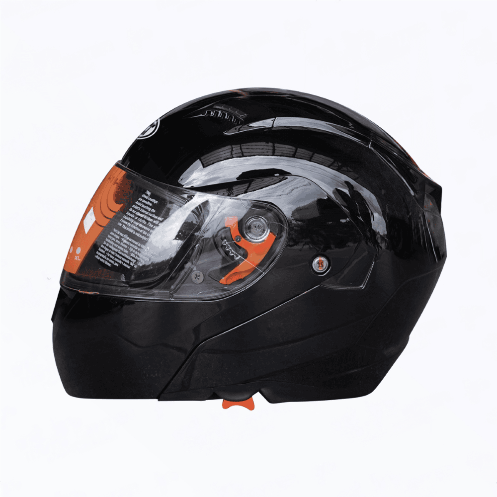CASCO PARA MOTORISTA NEGRO BRILLANTE