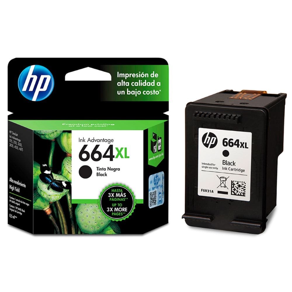 TINTA HP 664 XL BLACK F6V31A