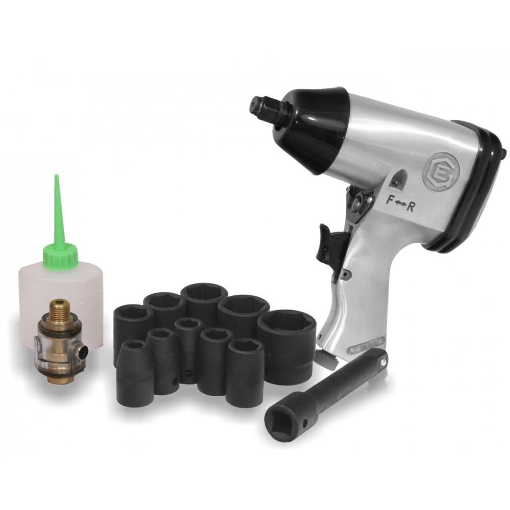 PISTOLA DE IMPACTO NEUMATICA RAIZ 1/2 16 PIEZAS GENIUS TF-416K1