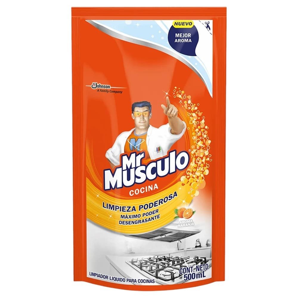 SACHET MR MUSCULO COCINA TOTAL DESENGRASANTE 500 ML