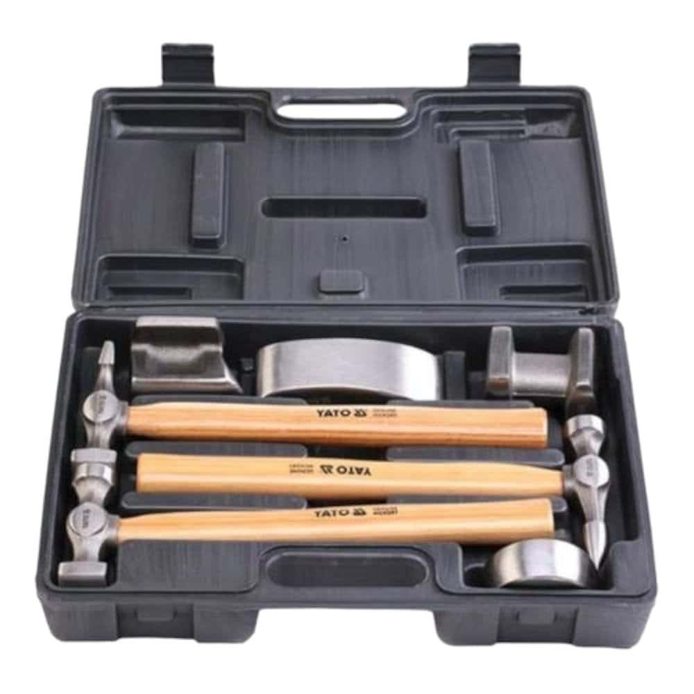 HERRAMIENTA PARA ENDEREZADO 7 PIEZAS CABO MADERA YATO YT 4590