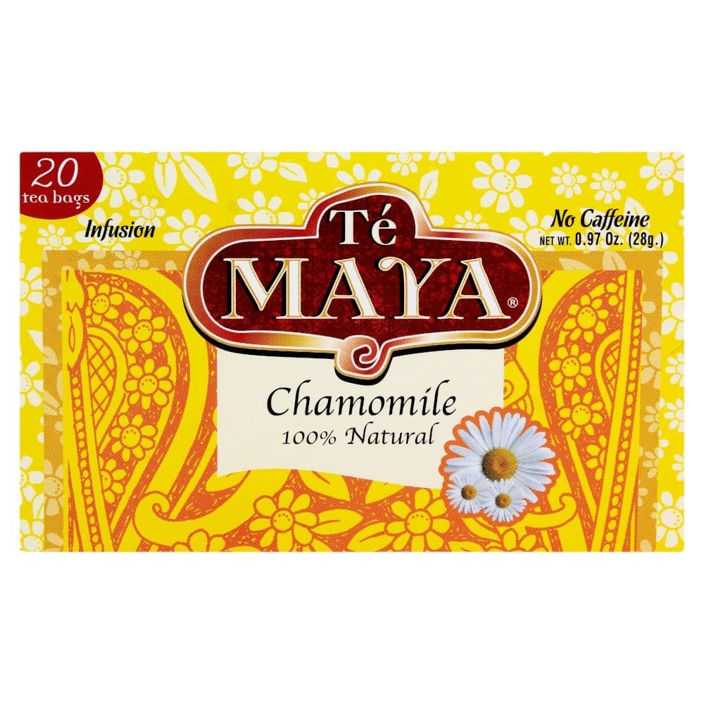 CAJA DE TE MANZANILLA MAYA