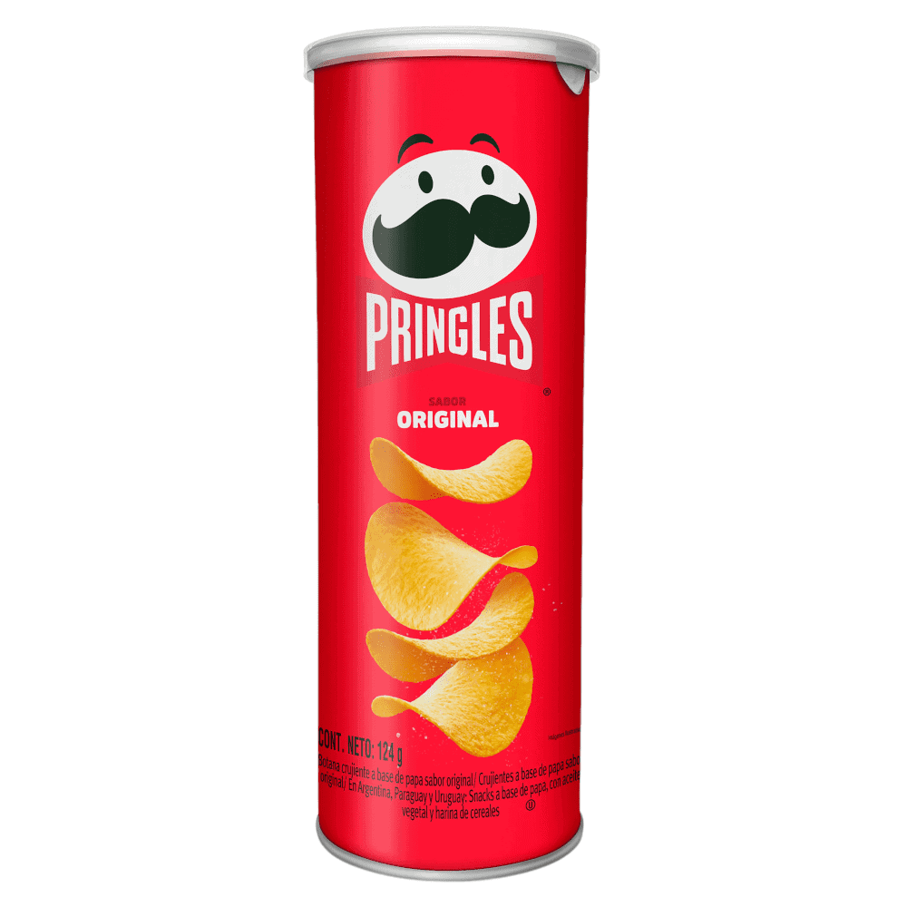 PRINGLES PAPALINAS 124 GRAMOS ORIGINAL