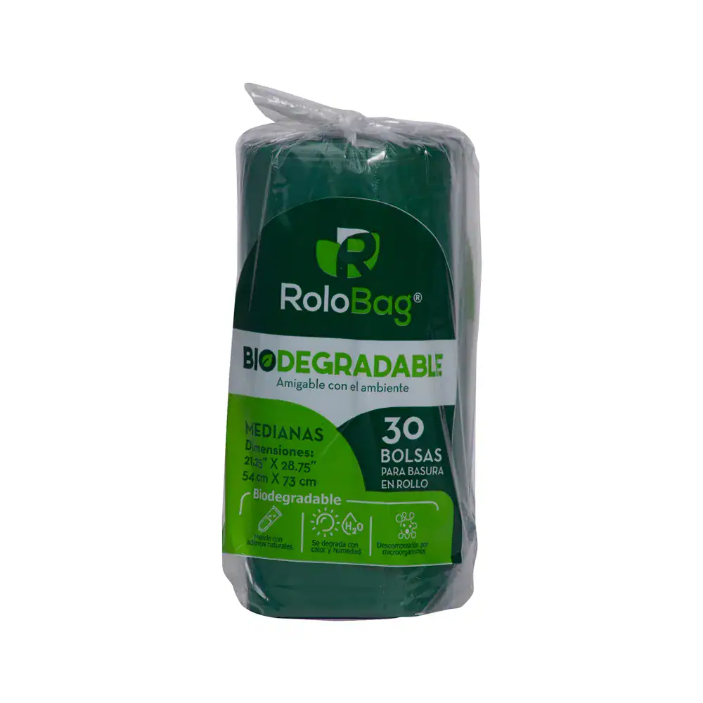Bolsa Mediana Verde Rolobag 30 Uni