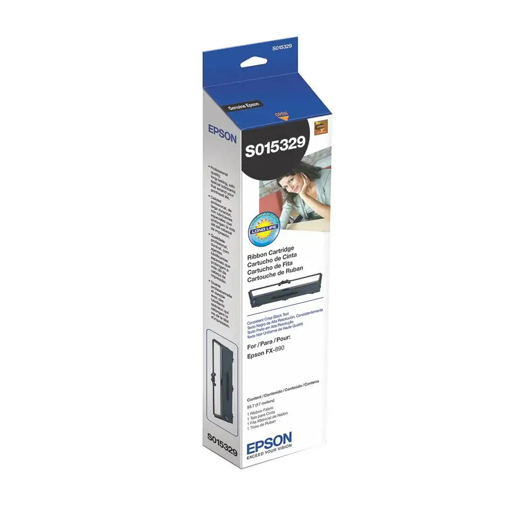 Cinta Epson S015329 negra original para FX-890