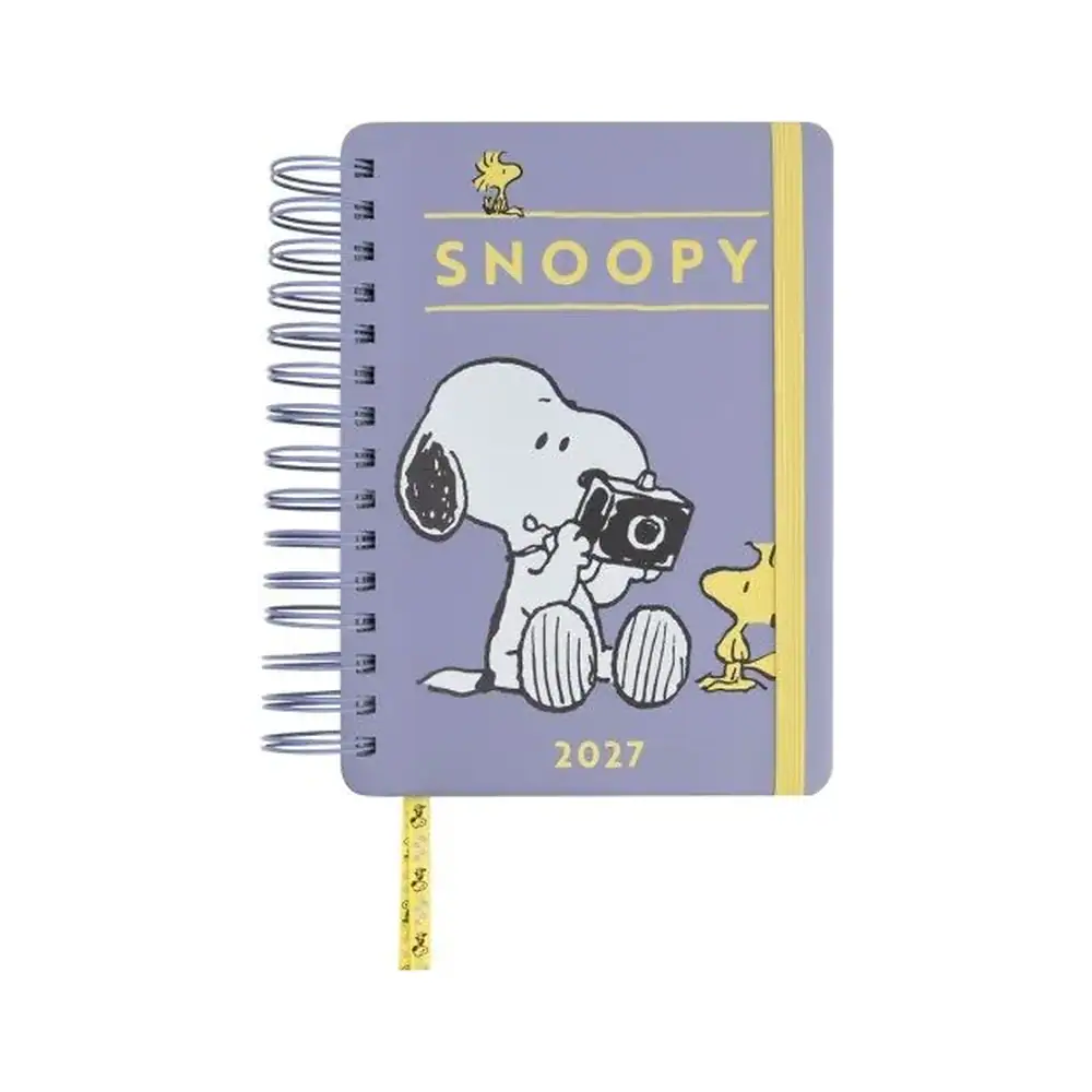 Agenda Mooving 2027 Snoopy con espiral
