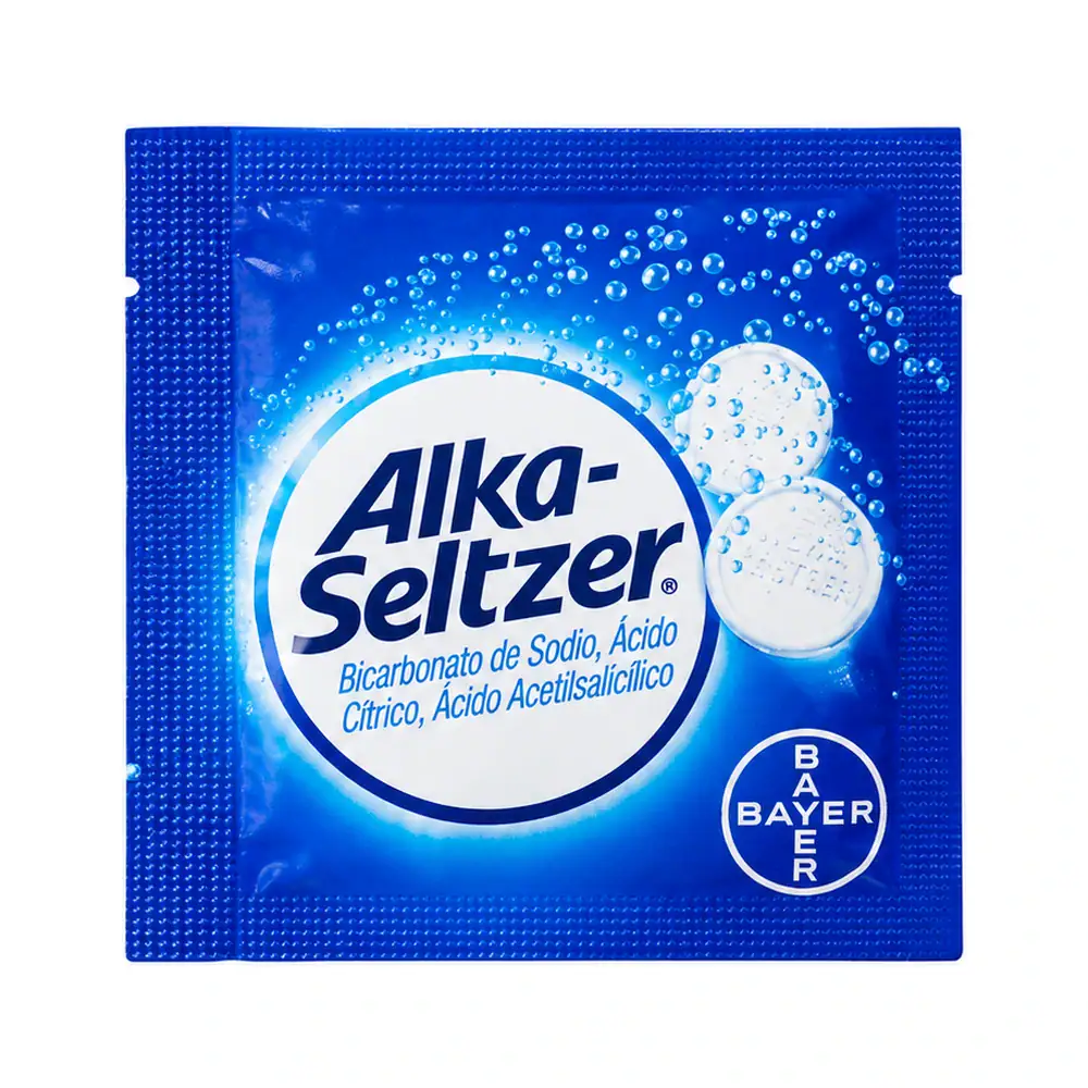 Alka-Seltzer Efervescente sobre unidad